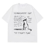 Mens Quantum Mechanics Creative Print Short Sleeve