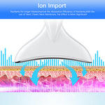 EMS Microcurrent Neck Face Beauty Device With 3 Colors LED Photon Therapy Skin Tighten Reduce Double Chin Face Lifting Devices