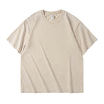 Heavy Cotton Washing To Make Old Short Sleeves
