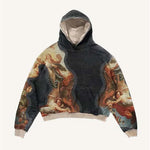 Cross-border Streetwear Hoodie Retro High-street Sweatshirt Gothic E-commerce Harajuku Y2K Unisex Hoodie