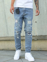 Shanxi Stretchy Slim Straight Pants