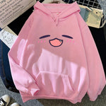 Womens Solid-color Long-sleeve Hooded Sweatshirt