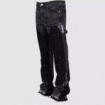 European And American Men's Denim Work Pants