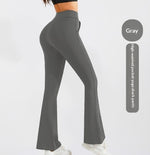 Women's High Waist Hip Lift Stretch Brushed Pocket Shark Pants