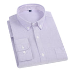 Mens Casual Long-sleeve All-cotton Shirt Jacket