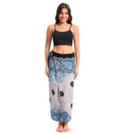 Springsummer One-piece Casual Sarong Resort-style Floral Skirt