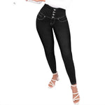 Bodybuilding Peach-butt Shaping Jeans In Light Blue