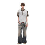 Trendy Camouflage Patchwork Short-Sleeve T-Shirt For Men