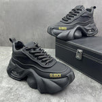 Leather Surface Trend Sports Leisure Platform Men's Shoes