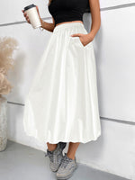 Womens Loose Bloom-Shape Skirt