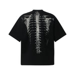 American-style Retro Street-chic Waffle-knit Loose-fit T-shirt For Couples