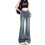 Slimming Height-enhancing Womens Floor-length Pants Spring Stretchy