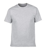 Unisex Casual Solid-color Cotton T-shirt
