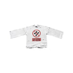 Round-neck Long-sleeve No Smoking Printed Top