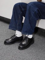 Retro Mens Leather Shoes Springautumn Style