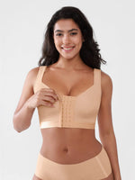 Post Surgery Bra Front Closure Compression Mastectomy Bra