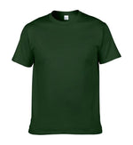 Unisex Casual Solid-color Cotton T-shirt
