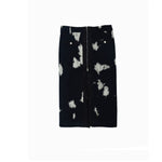 Dark Tie-dye Corduroy Quilted Skirt