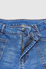 Non-leather Loose Curved Knife Pants