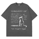 Mens Quantum Mechanics Creative Print Short Sleeve