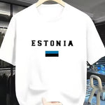 Printed Casual Loose-fitting Breathable Thin Short-sleeve Top