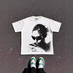 Printed Loose-Fit Short-Sleeve T-Shirts For Couples