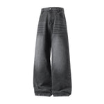 Retro-fit High-street Washed-and-distressed Jeans