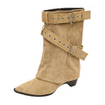 Women's Fashion Pointed-Toe Ankle Boots