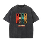 High-end Vintage Snow-washed Mens Top