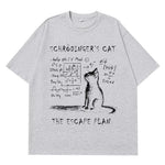 Mens Quantum Mechanics Creative Print Short Sleeve