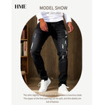 Shanxi Stretchy Slim Straight Pants