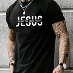 Mens Casual Stylish Printed Short-sleeve Top