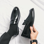 Mens Casual And Stylish Leather Shoes In British Business Style