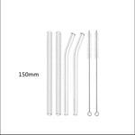 Glass Straws, Pearl Milk Tea Coarse Drinking Straws, Non-disposable Transparent Water Cups, Long Straws