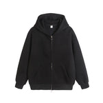 Fashionable Hooded Cardigan Layered Sweatshirt Mens Trendy Hoodie