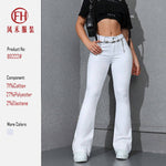 High-elasticity Butt-Lifting Wide-Leg Flare Jeans For Women