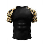 Mens Casual Stylish Printed Short-sleeve Top