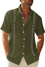 3D-printed Mens Short-sleeve Shirt, Beach Top