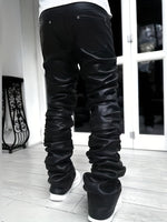 Slim-fit Elastic Straight-leg Pants