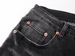 Men's Loose Straight-Leg Denim Trousers