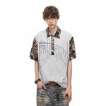 Trendy Camouflage Patchwork Short-Sleeve T-Shirt For Men