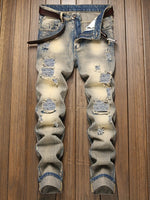 Shanxi Stretchy Slim Straight Pants