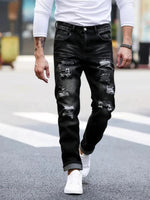 Shanxi Stretchy Slim Straight Pants