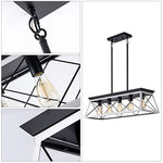 5 Lamps Farmhouse Chandelier Dining Room White - No Bulbs Unavailable Platform- Temu