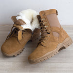 Brown Outdoor Snow Boots Cold Weather Boots