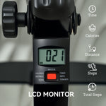 Seated Pedal Exerciser, Foldable Leg Exercise Bike with LCD Monitor for Seniors Elderly, Rehabilitation Recovery Therapy