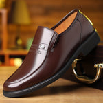 Spring Men's Leather Shoes  Plus-size