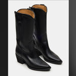 Plus-size Fashionable Embroidered Block-heel Thigh-high Womens Boots