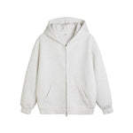 Fashionable Hooded Cardigan Layered Sweatshirt Mens Trendy Hoodie