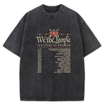 Pattern-printed Cotton T-shirts For Men And Women
